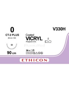 VICRYL 0 V330H CT-2 90cm - 36draden