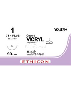VICRYL 1 V347H CT-1 90cm - 36fils