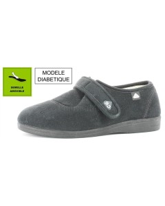 Pantoufles Diabétique WALLABY Noir - 45