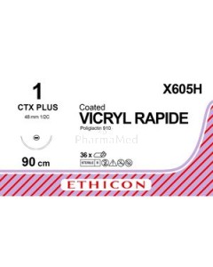 VICRYL RAPID 1 X605H CTX 90cm - 36fils