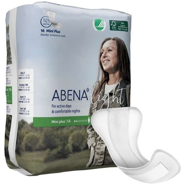 Couche anatomique ABENA Light - Mini+ 1A - 16pc