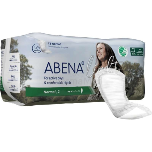 Couche anatomique ABENA Light - Normal 2 - 12pc