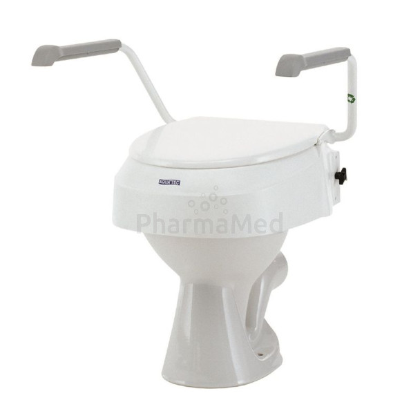 Invacare Aquatec 900 Réhausse WC réglable accoudoirs escamotables - 1 pc