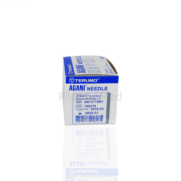 Aiguilles TERUMO Agani - 27G3/4  (0,40x19mm) - 100pc