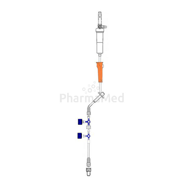 Set de perfusion DIALEX avec filtre 290cm - 50pc