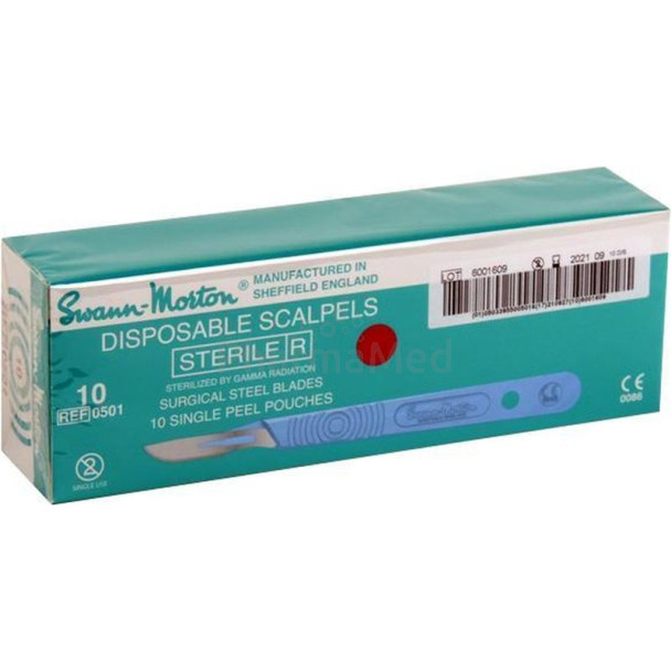 Bistouris complets Stérile S&M - N°10 - 10pc