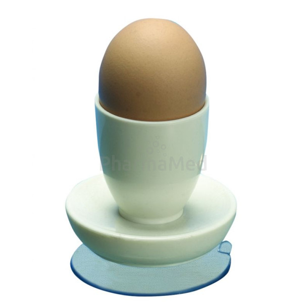 Coquetier Coquille d'oeuf avec ventouse - 2pc