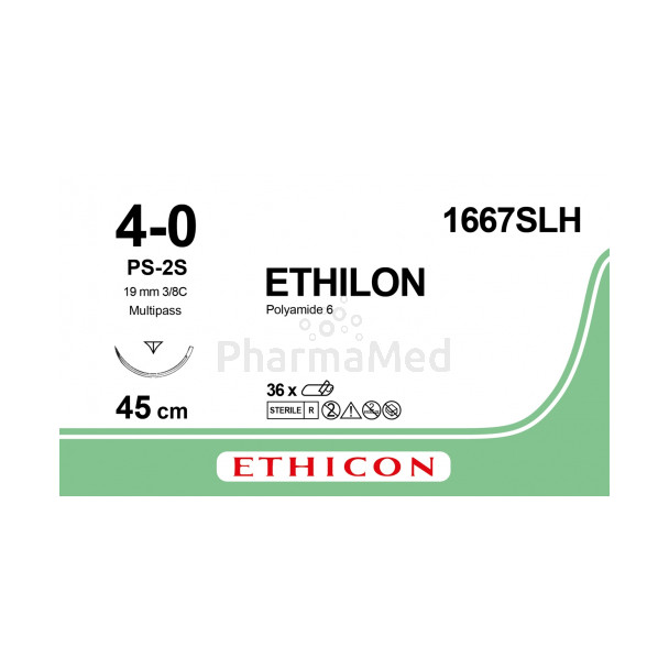 ETHILON 4/0 1667SLH PS-2S 45cm - 36fils