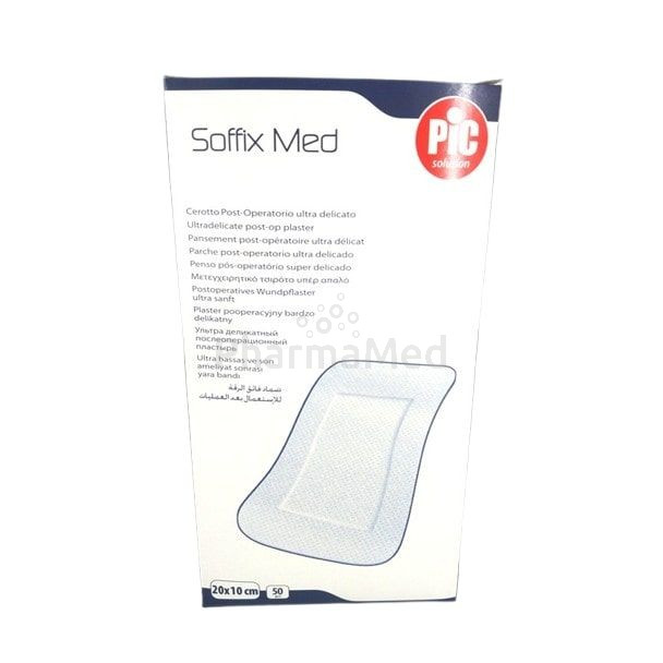 Soffix Med - pansement adhésif hypoallergénique - 10x20cm - 50pc