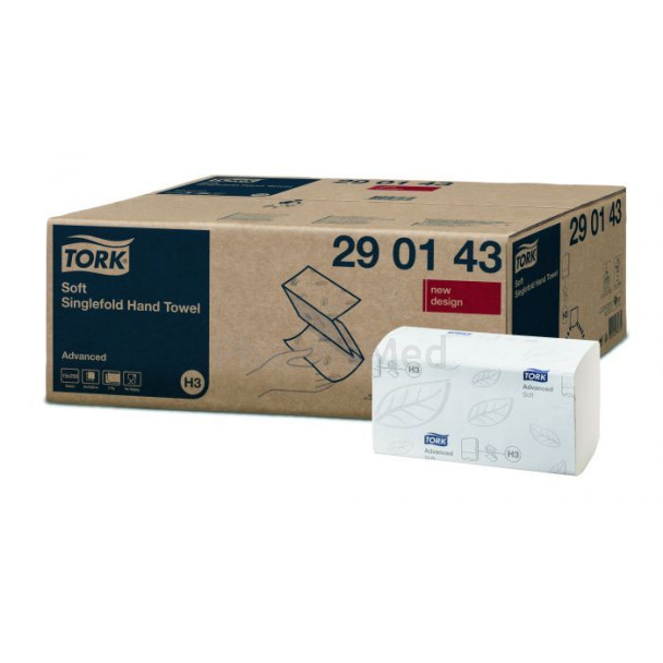 Ess.main TORK Adv. ZZ blanc H3 ....(15x250pc)