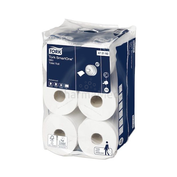 Papier toilette / WC SmartOne Mini 2plis 111m - 620coupons - 1 rouleau
