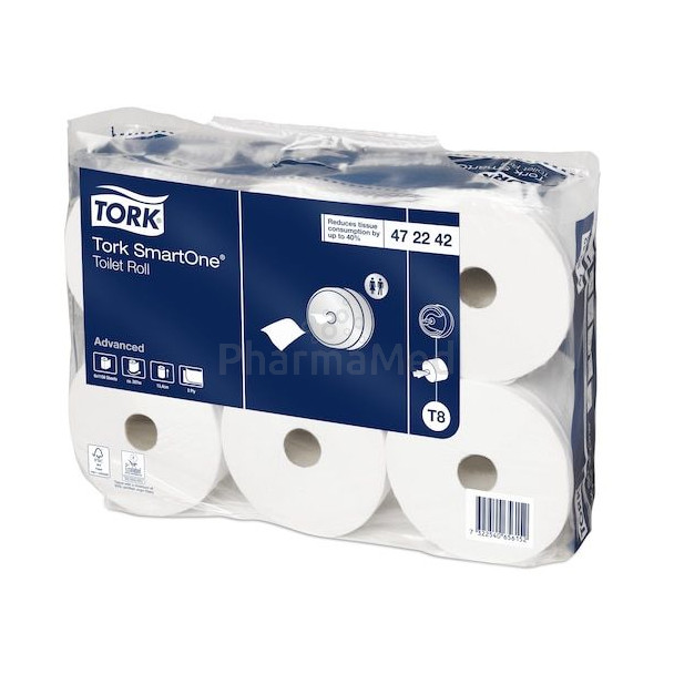 Papier toilette SmartOne TORK T8 2plis 207m - 6rlx