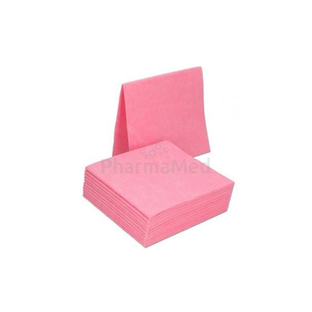Lavette viscose 38x40cm 145gr rose - 1pc -