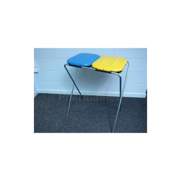 PORTE SAC duo - Couvercles jaune & bleu - 1pc