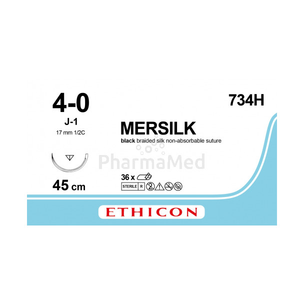 MERSILK 4/0 734H J-1 45cm - 36fils