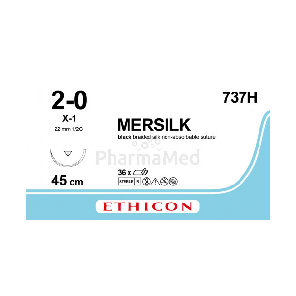MERSILK 2/0 737H X-1 45cm - 36fils