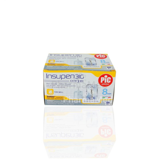 Aiguilles INSUPEN - 31G 0,25x8mm - 100pc