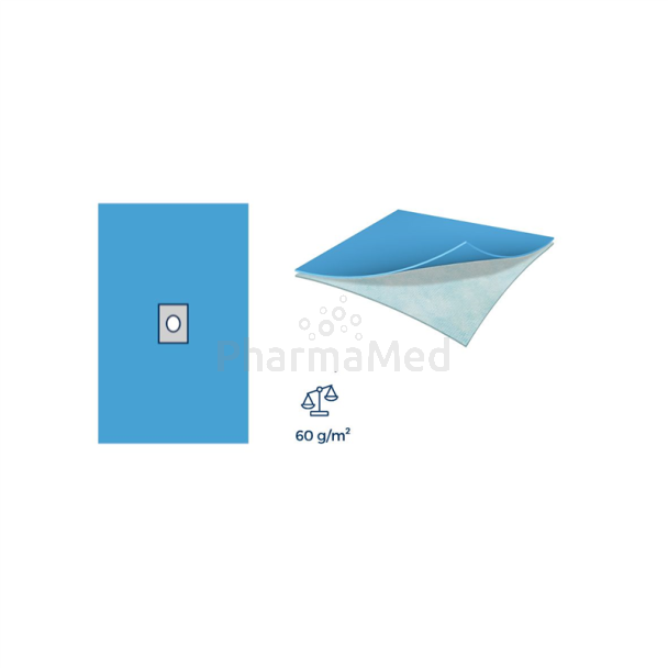 Champs ST ZARYS 2 plis 120x150cm fenêtre 7cm - 25pc