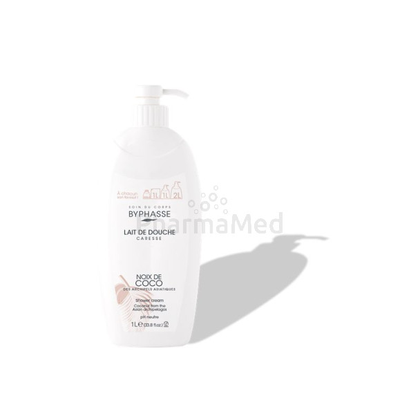 BYPHASSE Caresse lait de douche - Noix de coco 1L