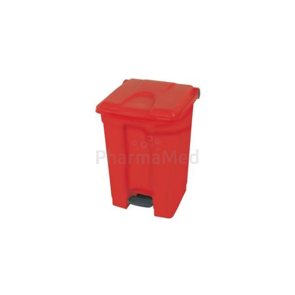 Collecteur à pédale 70lt - rouge Probbax