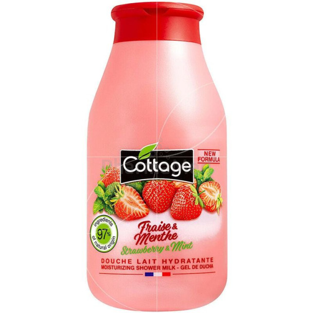 COTTAGE lait douche Fraise/Menthe 250ml - 1pc