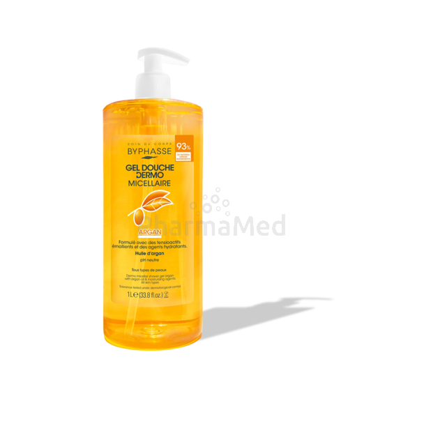 BYPHASSE Gel douche dermo micellaire - Argan 1L