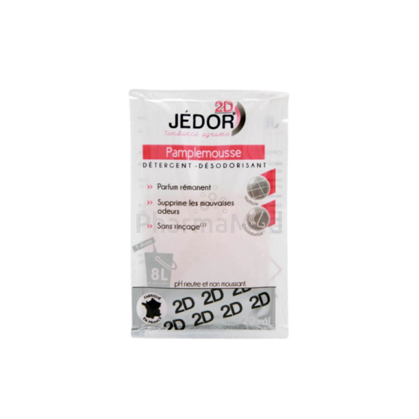 Nettoyant surfaces JEDOR Dosettes pamplemousse 20ml - 250pc