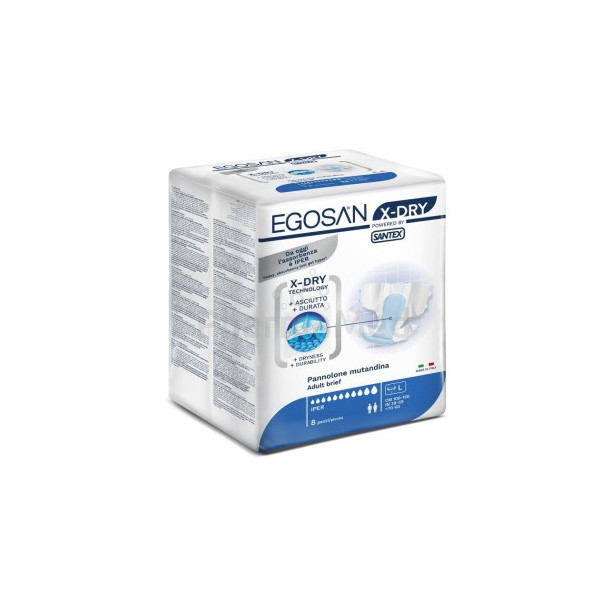 Change complet EGOSAN Slip X-Dry 11G - XLarge - 8pc