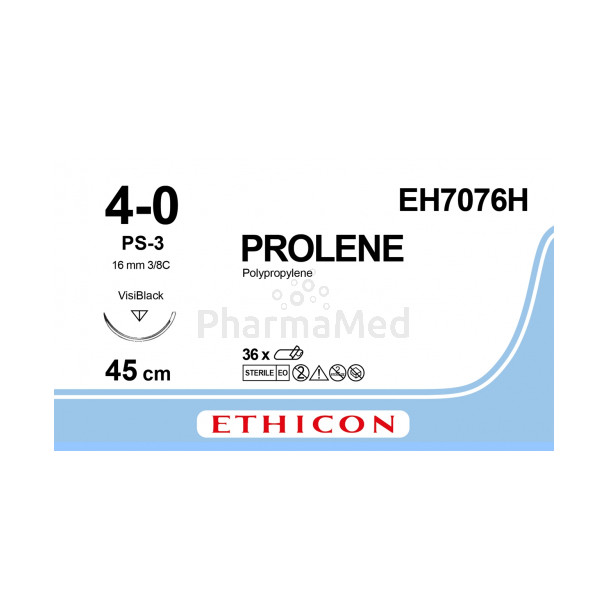 PROLENE 4/0 EH7076H PS-3 45cm - 36fils