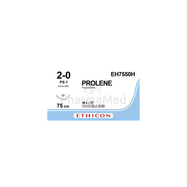 ETHICON PROLENE M3 PS-1 75cm Bleu - 36fils