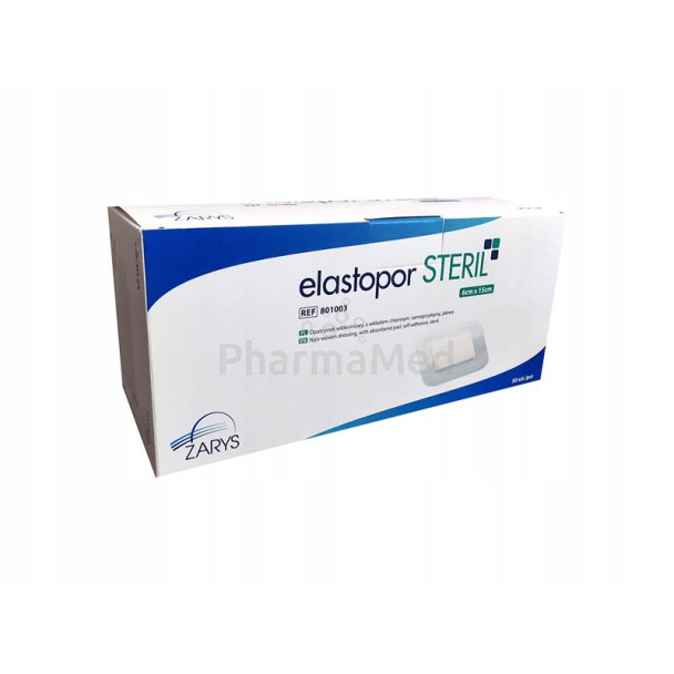 ELASTOPOR Stérile pansement post-op ZARYS - 6x15cm - 50pc