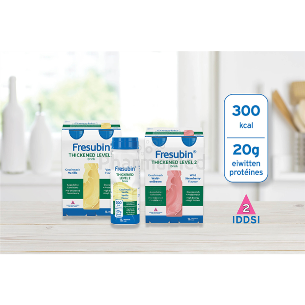 Fresubin Thickened Level 2 - Fraises des bois - 4x200ml