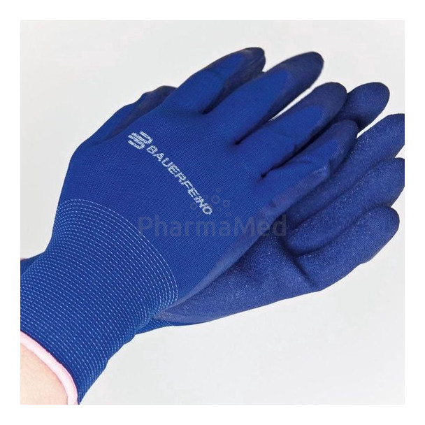 Gants en caoutchouc bleu - Taille M