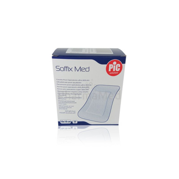 Soffix Med - pansement adhésif hypoallergénique - 10x10cm - 50pc
