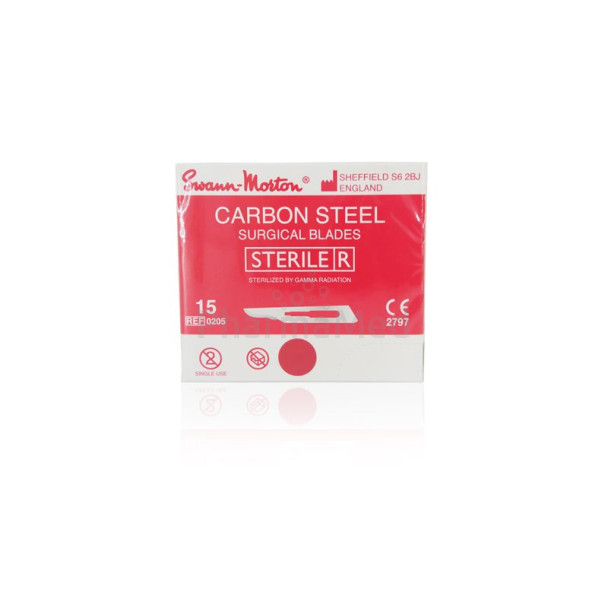 Lames bistouri Stérile S&M - N°15 - 100pc