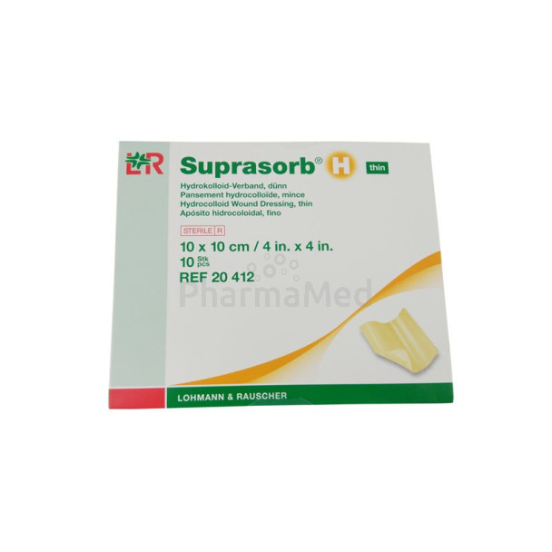 Suprasorb H - Pansement Hydrocolloïde fin - 10x10cm - 10pc