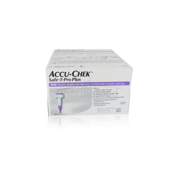 ACCU CHEK SAFE-T-PRO PLUS lancettes (200pc)
