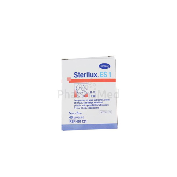 Compresses gaze Stériles STERILUX - 5x5cm - 40x1pc