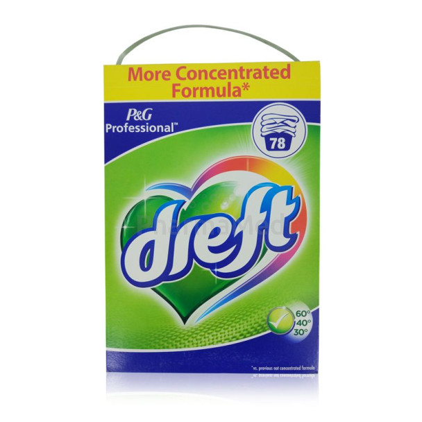 DREFT Pro Fine Lessive poudre - 78 lavage - 5.4kg