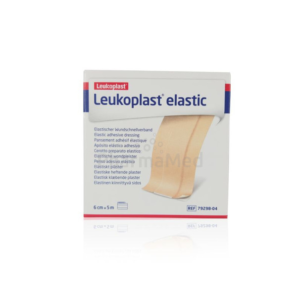 LEUKOPLAST ELASTIC - 6cm x 5m - 1pc