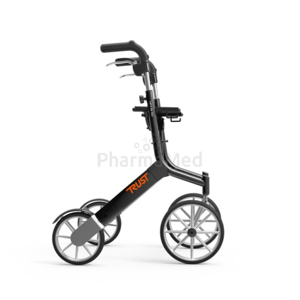 Rollator LET'S GO OUT roues pliable+sac - Noir