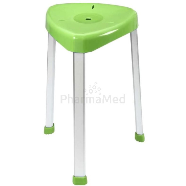 Tabouret de douche d'angle - Vert