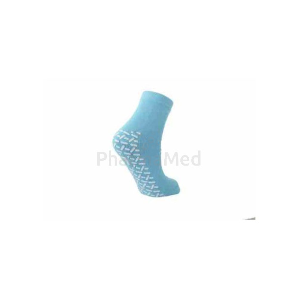 Chaussettes antiderapantes taille unique MEDLINE bleu - 48pc