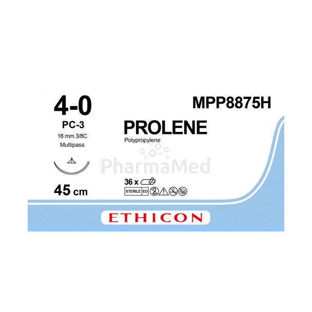 PROLENE 4/0 MPP8875H PC-3 45cm - 36draden