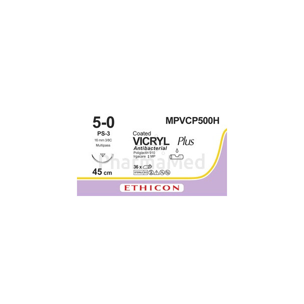 VICRYL+ USP5/0 MPVCP500H Und PS-3 16mm 45cm - 36fils