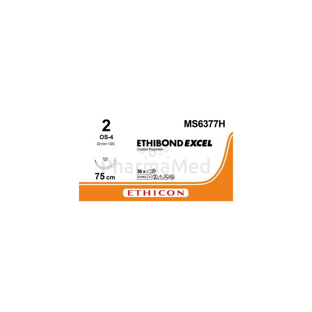 ETHIBOND 2/0 MS6377H OS-4 75cm- 36fils