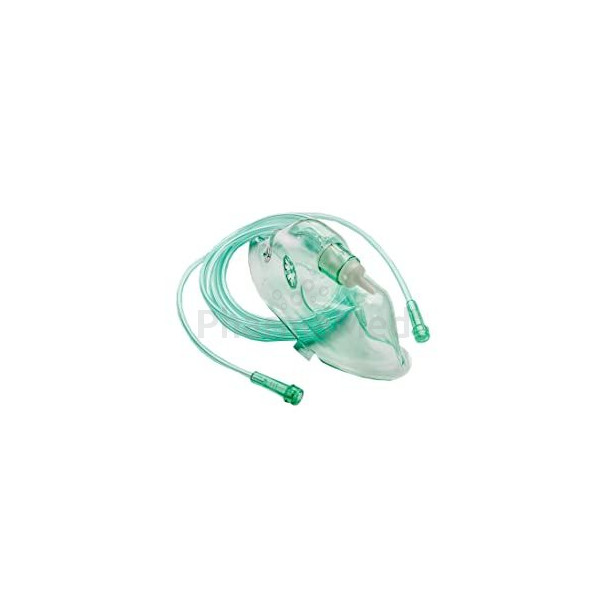 Masque à oxygène avec tuyau 210cm - Medium - 1pc