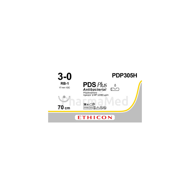 ETICON PDS+ 5/0 PDP305H M2 70cm - 36fils