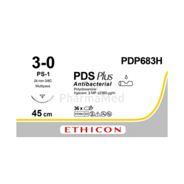 PDS 3/0 Plus PDP683H PS-1 45cm - 36fils