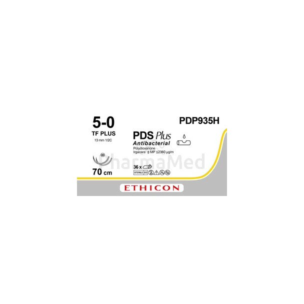 ETICON PDS+ II 5/0 PDP935H TF PLUS 1/2 - 36fils